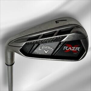 CALLAWAY RAZR 7 IRON LEFT HAND STEEL SHAFT GOLF CLUB